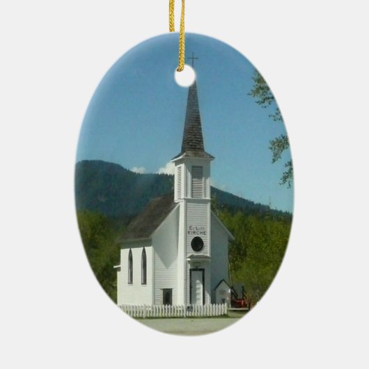 Kerkerkerstversiering Keramisch Ornament (Achterkant)