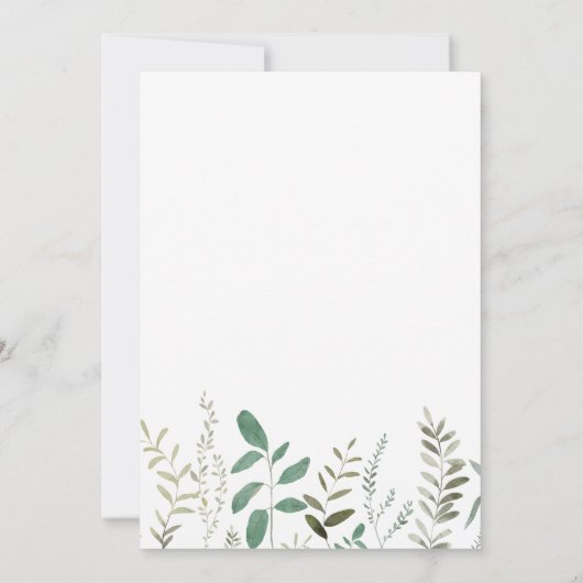 kerkerkorting Dank kaart (Achterkant)