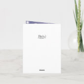 Kerkero的一切雪猫雪人假日卡 Feestdagen Kaart (Achterkant)