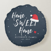 Kerkerthuis zoete kersthoed rond kussen (Achterkant)