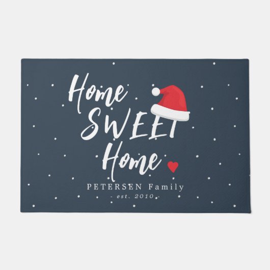 Kerkervakantie thuis zoete huisnaam deurmat (Voorkant)