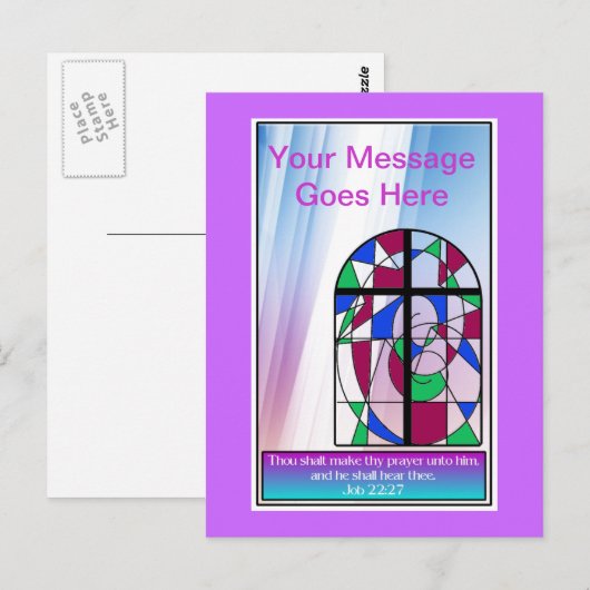 kerkfollow-up Briefkaart (Voorkant / Achterkant)