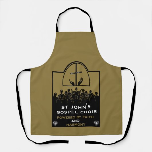Kerkgezangenkoor Kerk Cadeaus Schort (Voorkant)