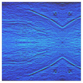 Kerkglas in blauw stof