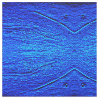 Kerkglas in blauw stof