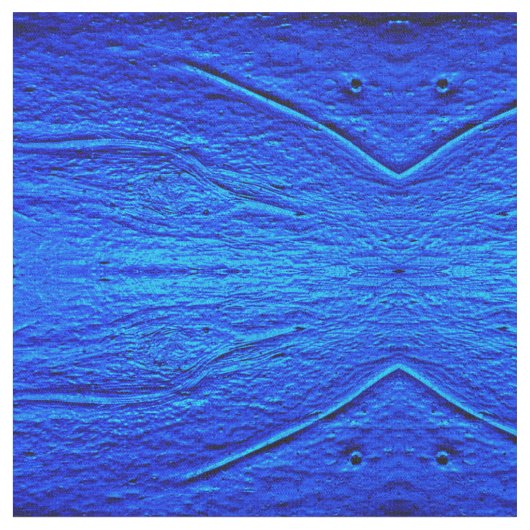 Kerkglas in blauw stof (Close Up)