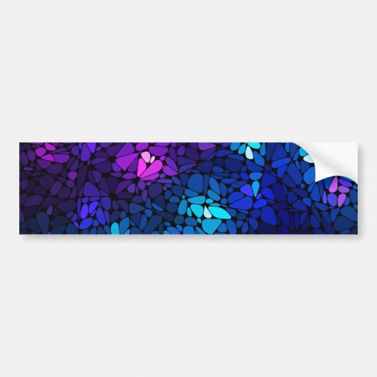 Kerkglas in lood bumpersticker (Voorkant)