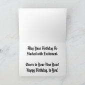 "Kerkgroep Bibliotheek Kelder #2" Verjaardagskaart Kaart (Binnen)