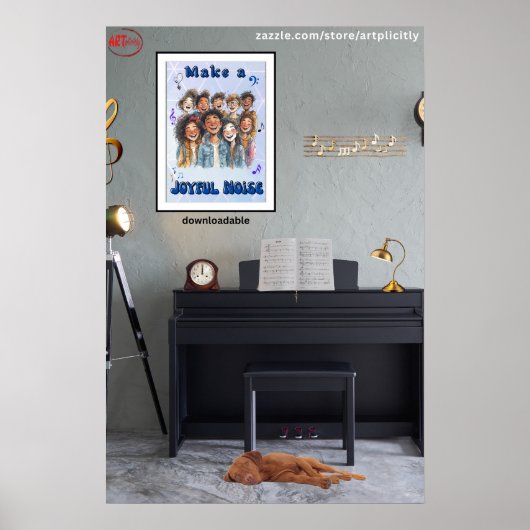 Kerkgroep Jongeren Koor Poster (Voorkant)