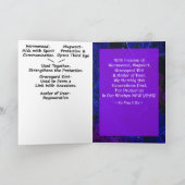 Kerkhof- Beschermingszegen & Uitlegkaart Kaart (Binnen)