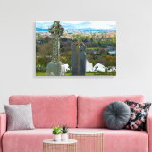 Kerkhof Oud Kilcullen Canvas Afdruk (Insitu (Woonkamer))