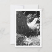 kerkhof scène kaart (Voorkant)