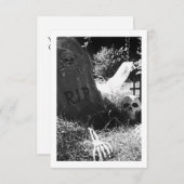 kerkhof scène kaart (Voorkant / Achterkant)