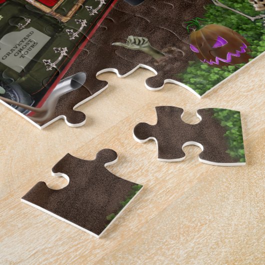 KERKHOF SPOOKTOCHTEN LEGPUZZEL (Zijkant)