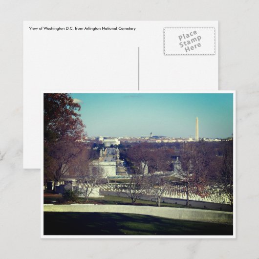 kerkhof van arlington briefkaart (Voorkant / Achterkant)