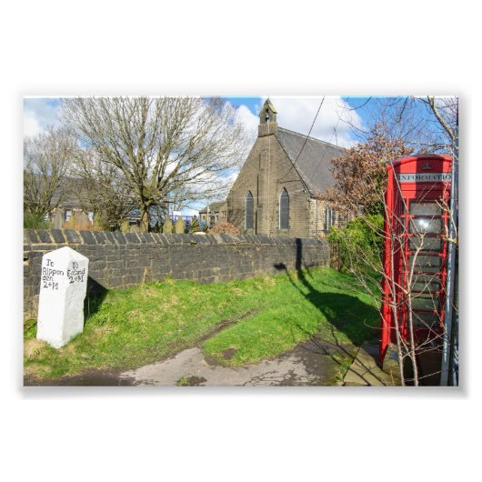 Kerkhof van St. Luke's, Norland Foto Afdruk (Voorkant)