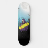 Kerkhof Volle Maan Grim Reaper Skateboard Pret (Voorkant)