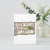 kerkhok feestdagenkaart (Staand voorkant)