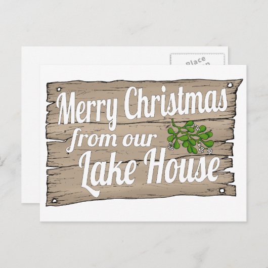 kerkhok feestdagenkaart (Voorkant / Achterkant)