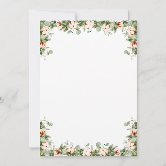 Kerkhoven Krans Vakantie KERST OPEN HUIS Kaart (Achterkant)