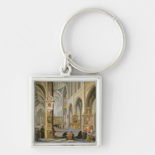 Kerkinterieur Sleutelhanger