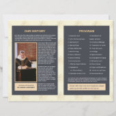 Kerkjubileum Brochure Sjabloon (Achterkant)