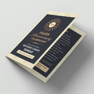 Kerkjubileum Brochure Sjabloon