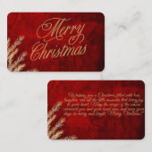 kerkkaart visitekaartje (Voorkant / Achterkant)