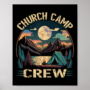 Kerkkamppersoneel VBS Docenten Kinder Christelijke Poster