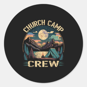 Kerkkamppersoneel VBS Docenten Kinder Christelijke Ronde Sticker