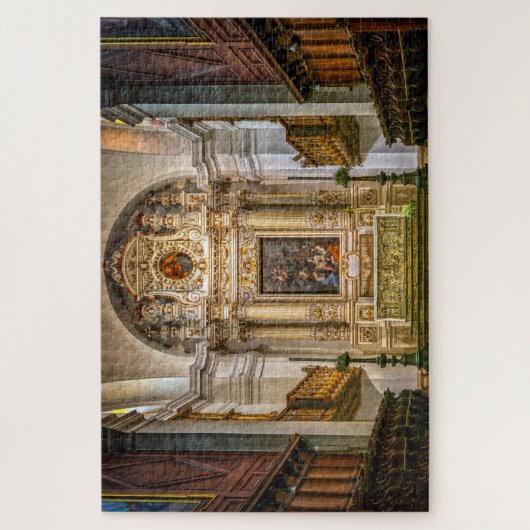 kerkkathedraal puzzel legpuzzel (Verticaal)