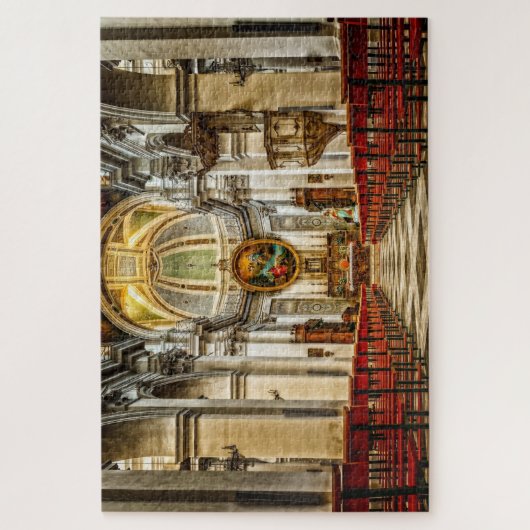 kerkkathedraal puzzel legpuzzel (Verticaal)