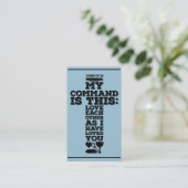 Kerkkerenkaart, kerkreclame-idee contactkaartje (Staand voorkant)