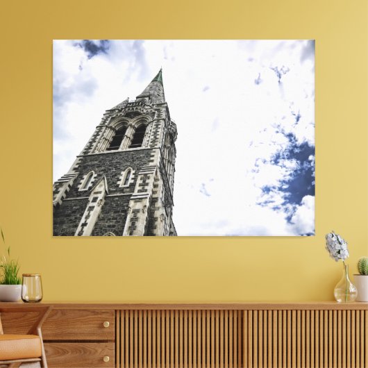 Kerkkerkathedraal, Nieuw-Zeeland, Canvas (Insitu (Woonkamer))