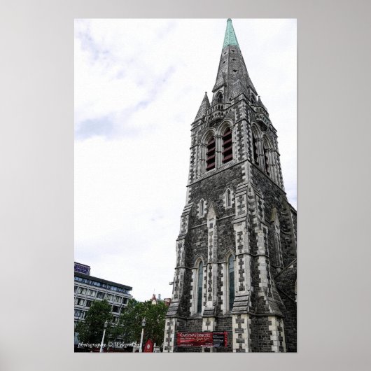 Kerkkerkathedraal, Nieuw-Zeelands Poster (Voorkant)