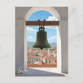 Kerkklok in Sucre Bolivia Reizen Briefkaart