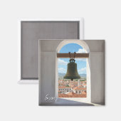 Kerkklok in Sucre Bolivia Reizen Magneet (Voorkant / Achterkant)