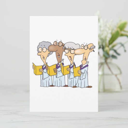 Kerkkoor Kaart (Staand voorkant)