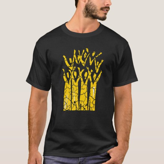 Kerkkoor zingt wanhopig t-shirt (Voorkant)