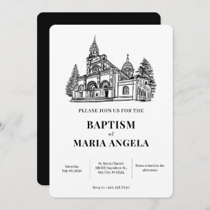 Kerkkunst minimalistisch kaart