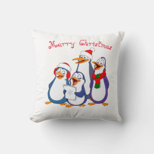 Kerkkussen-blij pinguïns kussen