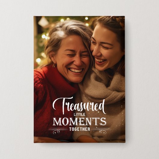 Kerklaarde Momenten Witte Script Button (Voorkant)