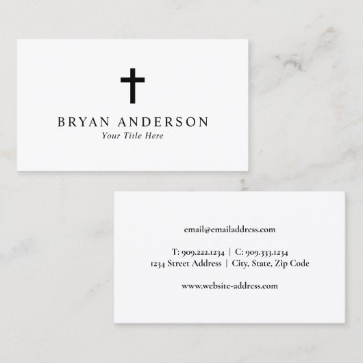 Kerklooster Visitekaartje (Voorkant / Achterkant)