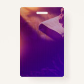 Kerknaam Badge ID Sjabloon (Achterkant)