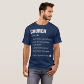 Kerknaam Definitie Betekenis Gezin Grappig T-shirt (Voorkant volledig)