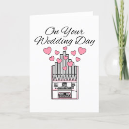 Kerkorgel bruiloft Kaart organist musicus