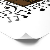 Kerkorgel Muzikale noten Organist Musicus Foto Afdruk (Hoek)