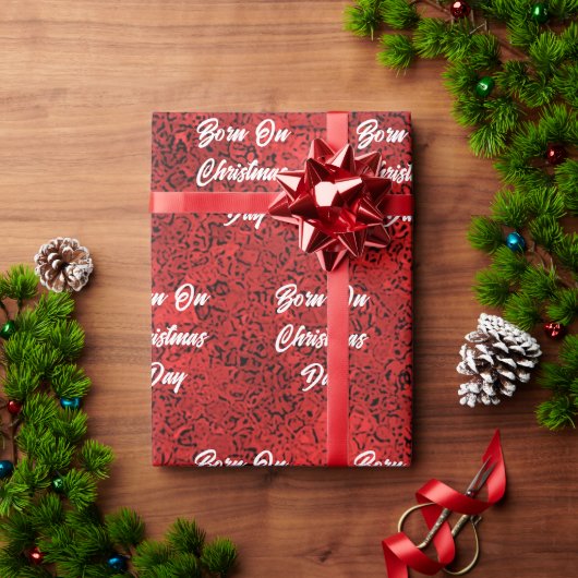Kerkpapier met Geboorte op Kerstdag Cadeaupapier (Feestdagen Geschenken)