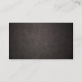 Kerkpasta Classy Leather Gold Bar Visitekaartje (Achterkant)