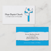 Kerkpastoergodsdienst Christelijk christendom Visitekaartje (Voorkant / Achterkant)
